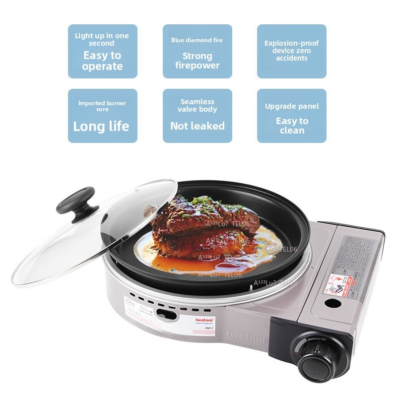 Home Cooking Gas Stove - Portable Windproof Gas Stove Butane Burner