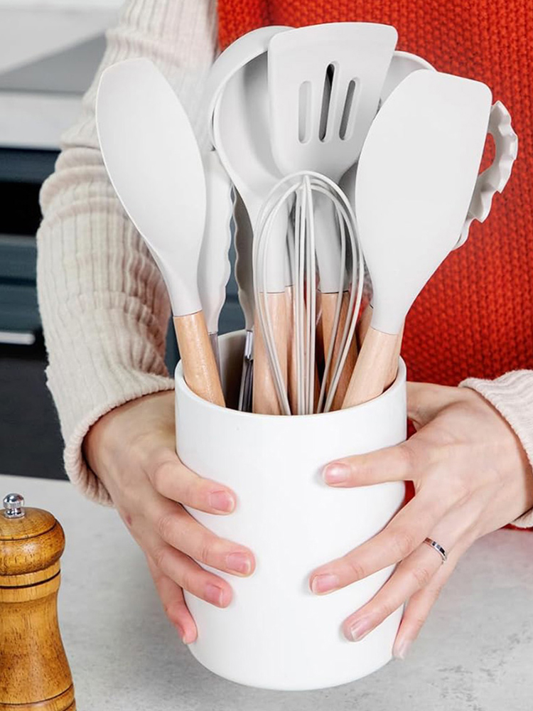 12Pcs Kitchen Utensil Set Heat - Home Cooking Cookbook ulasan dan harga