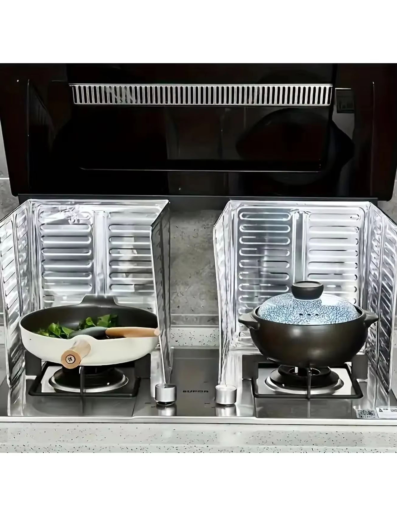 3PCS Kitchen Oil Baffle, Stove - Home Cooking Gas Stove ulasan dan harga
