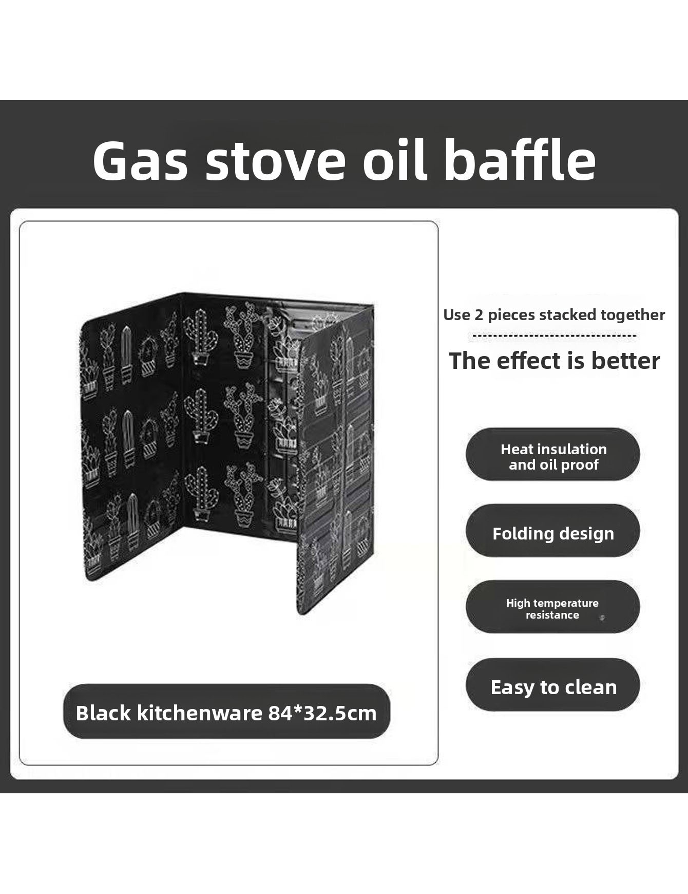 3PCS Kitchen Oil Baffle, Stove - Home Cooking Gas Stove ulasan dan harga