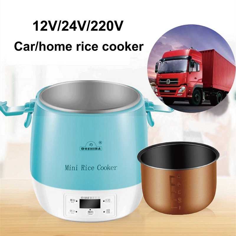 12V/24V/220V Car Rice Cooker H - Home Cooking Heater ulasan dan harga