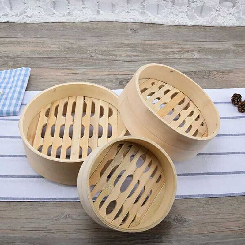 Bamboo Steamer Basket, Steamin - Steamer Bamboo Set ulasan dan harga