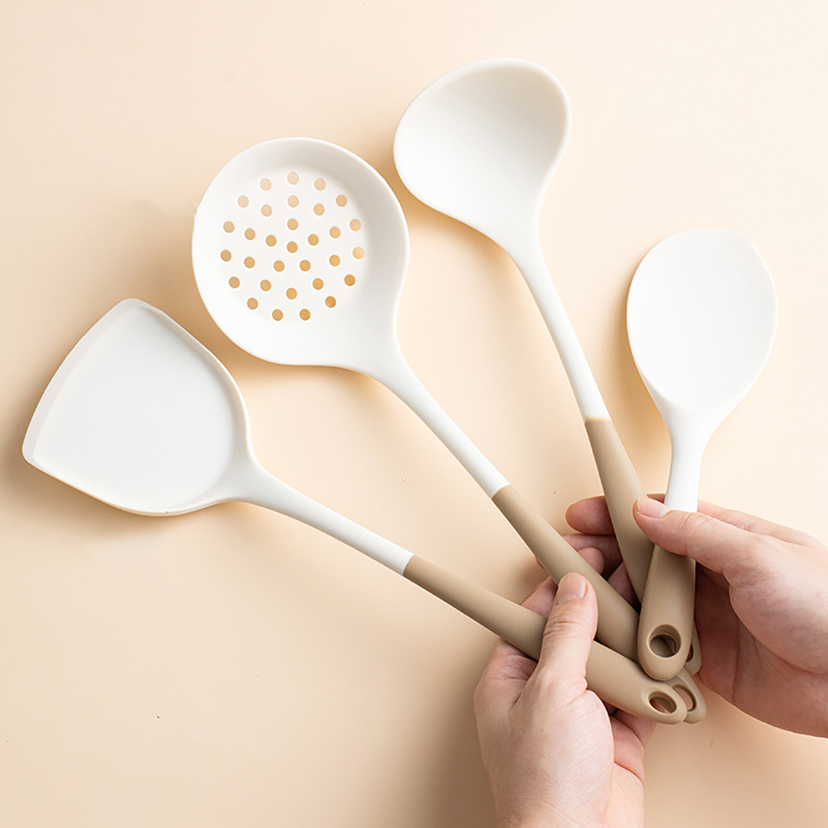 4pcs Silicone Kitchenware Uten - Home Cooking Cookbook ulasan dan harga