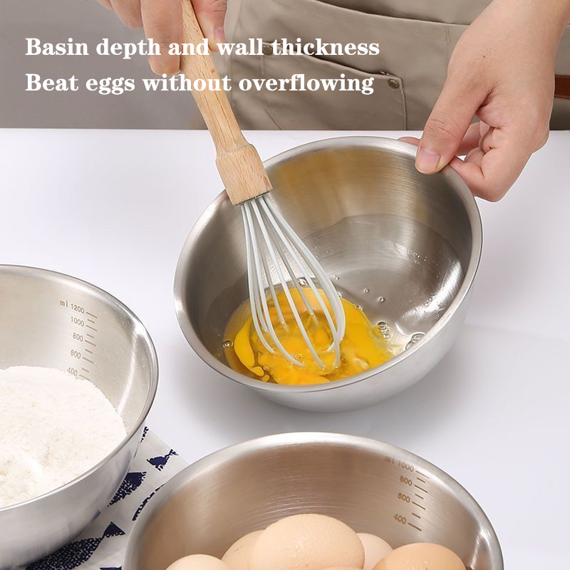 1PC Stainless Steel Bowl Set W - Home Cooking Cookbook ulasan dan harga