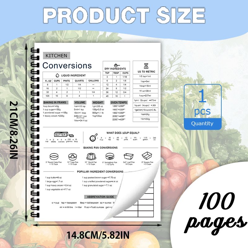 A5 Recipe Book, Blue Grid, Vin - Home Cooking Cookbook ulasan dan harga