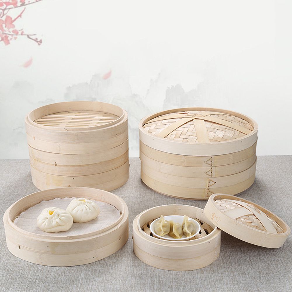 Anti-scald Kitchen Tools Set S - Steamer Bamboo Set ulasan dan harga