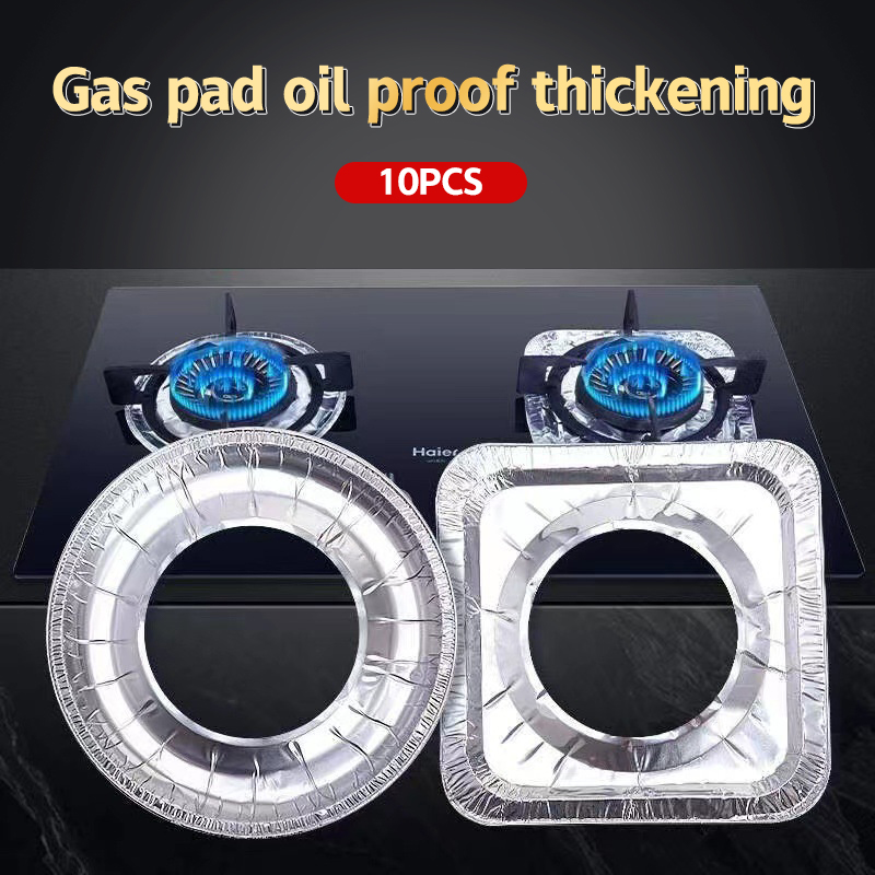 10Pcs/set Thickened Aluminum F - Home Cooking Gas Stove ulasan dan harga