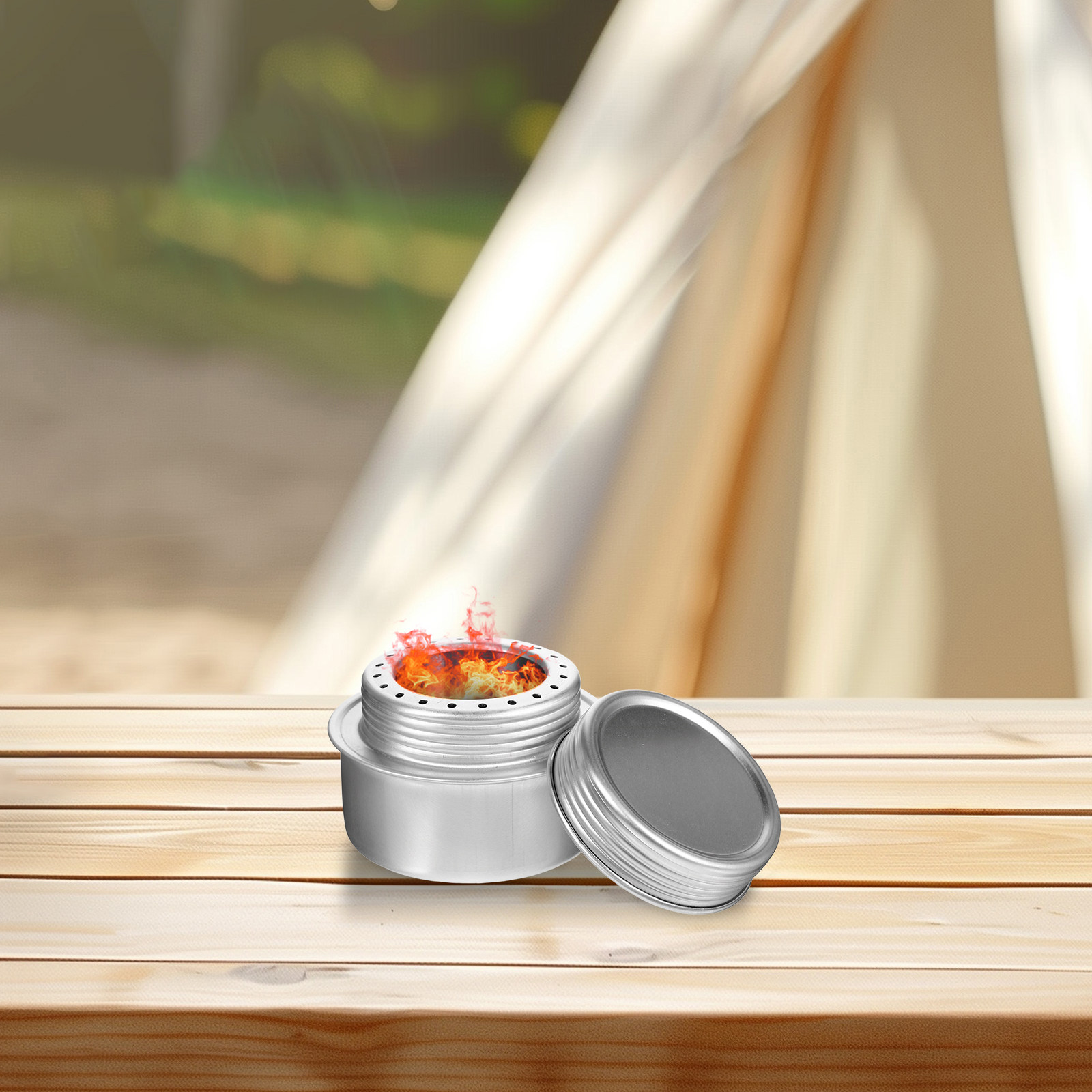 Aluminum Alcohol Stove 100ml S - Home Cooking Heater ulasan dan harga