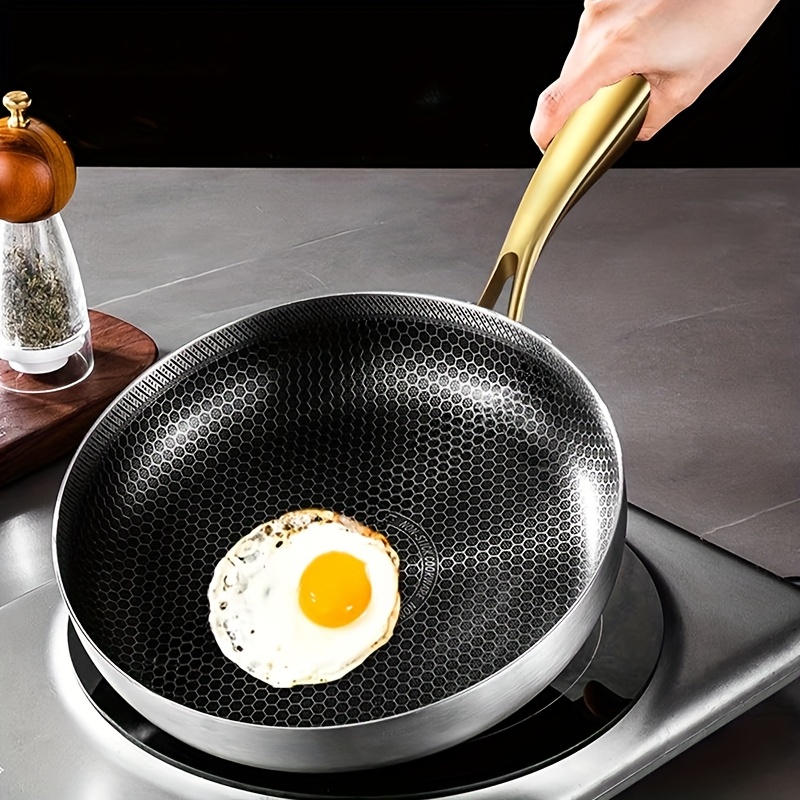316 Stainless Steel Frying Pan - Home Cooking Cookbook ulasan dan harga