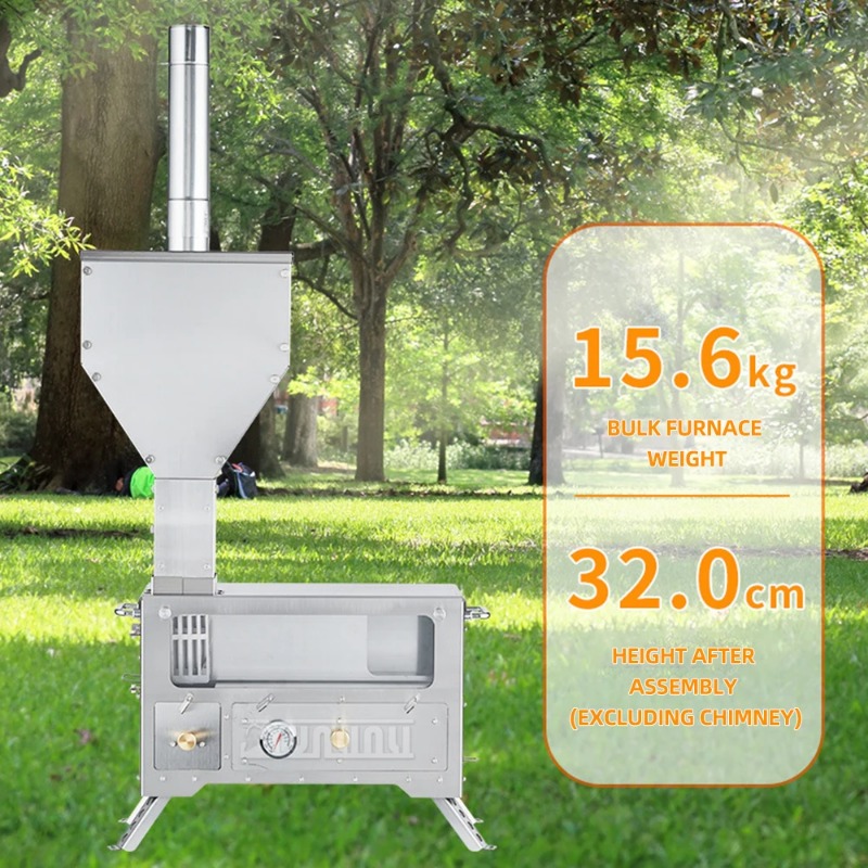 Portable Outdoor Fire Wood Hea - Home Cooking Heater ulasan dan harga