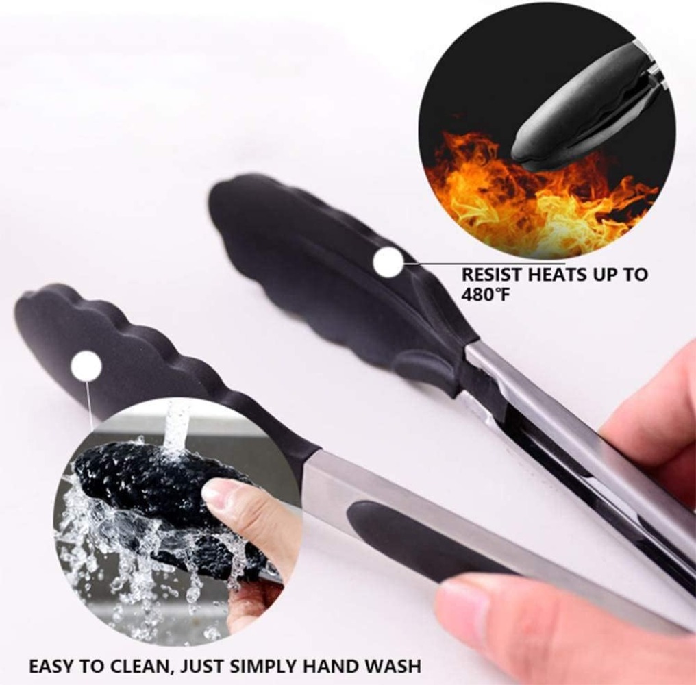 Multi-Size Lock Kitchen Tongs  - Home Cooking Cookbook ulasan dan harga